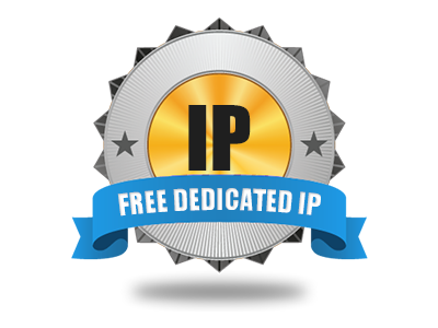 A free of cost Dedicated IP address